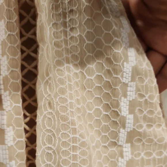 Free People Cream Lace Mini Dress - Picture 12 of 13